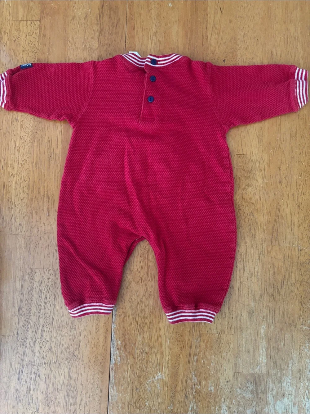 Vintage Dr. Seuss Red Baby One-Piece Romper 3-6 mo
